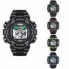 Men's Digital Watch Sports Electronic Watch With Luminous Display, Running Timer, Alarm Clock, Resistant Fitness Watch For Outdoor Activities