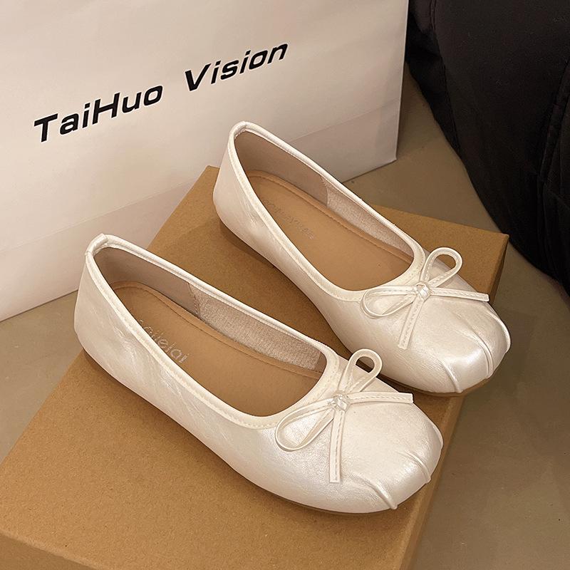 Silver fairy wind slope heel single shoes female summer 2025 new grandma shoes with skirt soft sole pregnant women anti-skid moisture