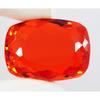 Certified 136.75 Ct Mexican Fire Opal Red Orange Cushion Cut Natural Gemstone