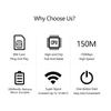 4G LTE Wireless WiFi Router 150Mbps Hotspot with SIM Card Slot (White LCD)