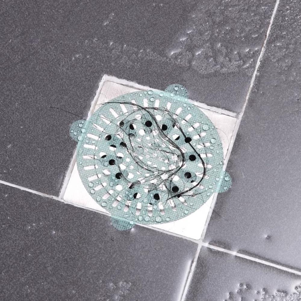 10pcs Hair Cleaning Disposable Floor Drain Sticker Hair Catcher Multipurpose Strainer  Kitchen