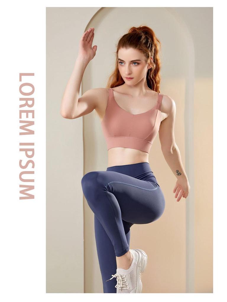 High-Impact Sports Bra for Large Bust – Women's Shock-Proof Fitness & Yoga Vest