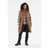Women's Long Quilted Vest Whistler Amaretto (W234602-5322) Brown