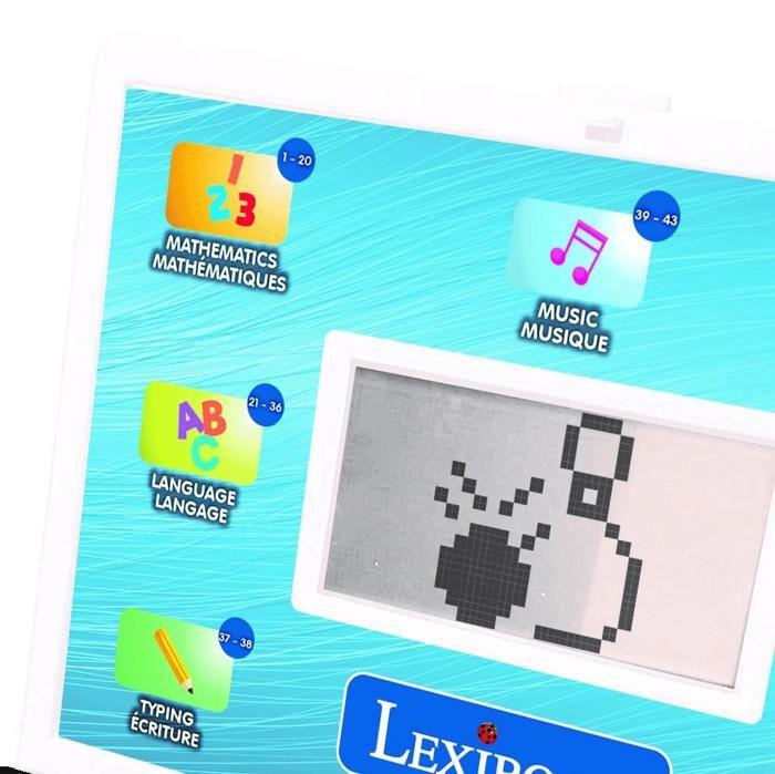 Ordinateur éducatif - Lexibook - JC498i10 - 124 activités - Bilingue Français/Néerlandais - Design interactif