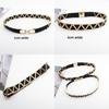 Fashion Metal Triangle Splicing Design Women Slim Waist Belt For Long Dress And Special Occasions