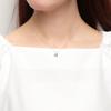 [BLOOM] Silver Rhodium Plated Cubic Zirconia Heart Necklace 0772-1561-0019-0000
