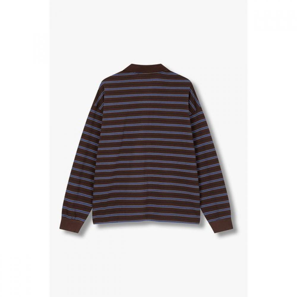 STUDIO TOMBOY Casual STripe Collar T shirT 9176322981