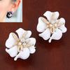 Women's Elegant Flower Starfish Charm Rhinestone Ear Studs Fashion Earrings Gift
