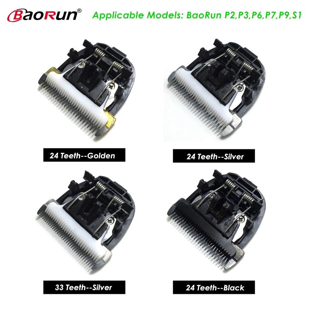 

Origal BaoRun Pet Clipper Bde Dog H Триммер Резак Головка для P2 P3 P6 P7 P9 S1 BБелые ножи Cerc 24 или 33 зубья