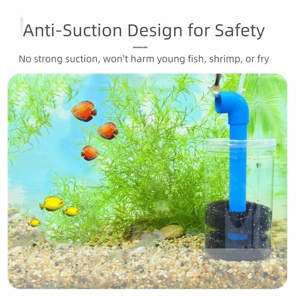 Detachable Fish Tank Filter Transparent Submersible Water Purifier  Aquariums