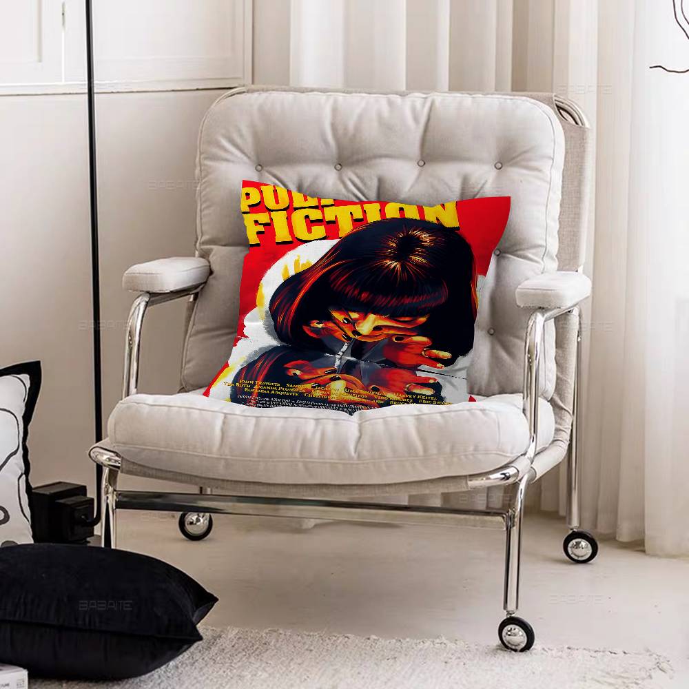Federa Cuscino Personalizzata Film Classico Pulp Fiction Camera dei Bambini Decorazione Festa Selvaggia Federa Regalo Compleanno Bambino Shower