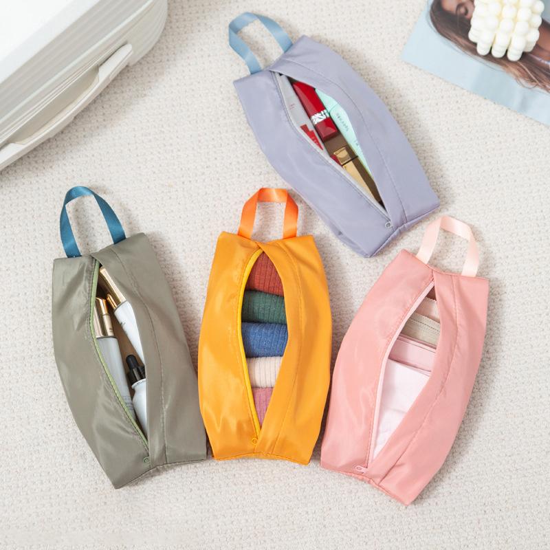 4pcs Travel Travel Underwear Organizer Bags Socks Storage Bag Underwear Separate Bags with Handle Zipper Sundries Pouch