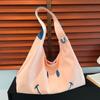 Spring and Summer Niche Design Embroidered Smiley Shopping Bag Tote Bag Women's Versatile Commuter Large Capacity Shoulder Bag