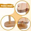Wooden Display Tabletop Plant Stand Multipurpose Decorative Plant Shelf Display Stand for Candles Perfume Accessories