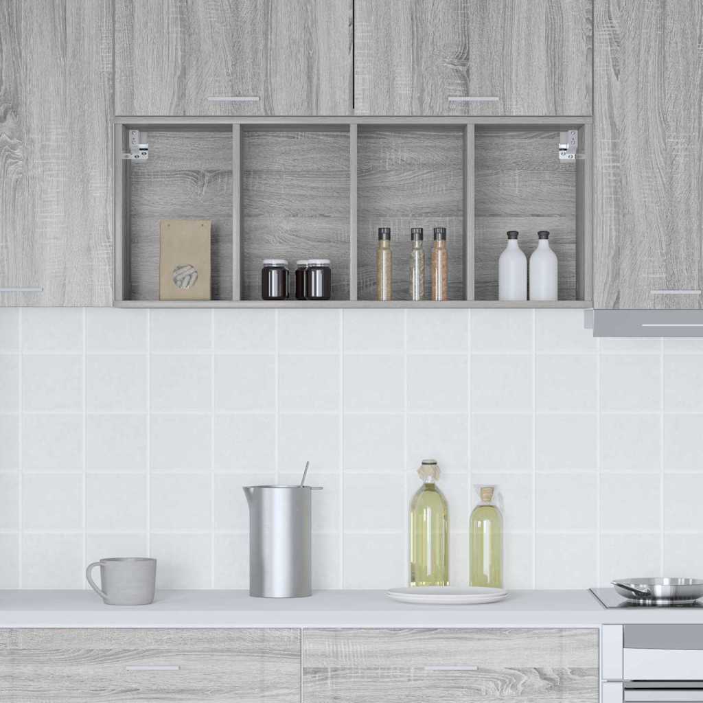 Hanging Cabinet Grey Sonoma 40 x 29.5 x 100 cm Particleboard