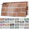 Peel Stick Tile Stickers 5Pcs Vintage Brick Stickers, Waterproof Oil?Proof Wallpaper, Flexible PVC Wall Tiles & Backsplash for Kitchen Living