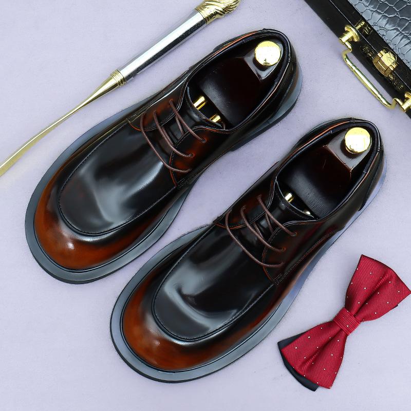 Men's  Wedding Footwear 2024 Genuine Leather Men Dress Shoes New Male Stylish Coiffeur Shoes All-match Men Casual Oxfords Shoes