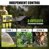 IPX5 Waterproof Water Consumption Test Meter Brass Inlet Electronic Water Meter  Garden Irrigation