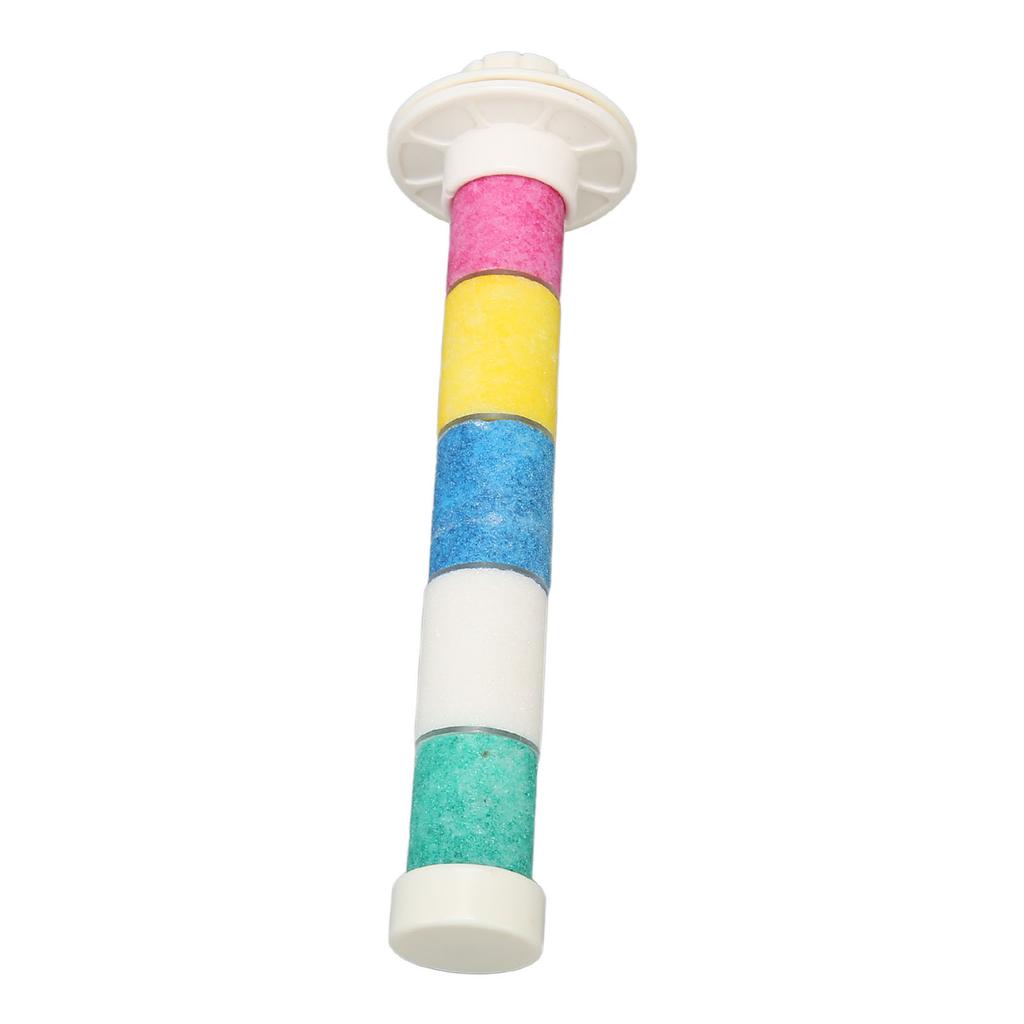 Bird Perch Stand Toy Quartz Stone Wearproof Durable Grinding Claws Beak Washable Bird Cage Accessories for Indoor