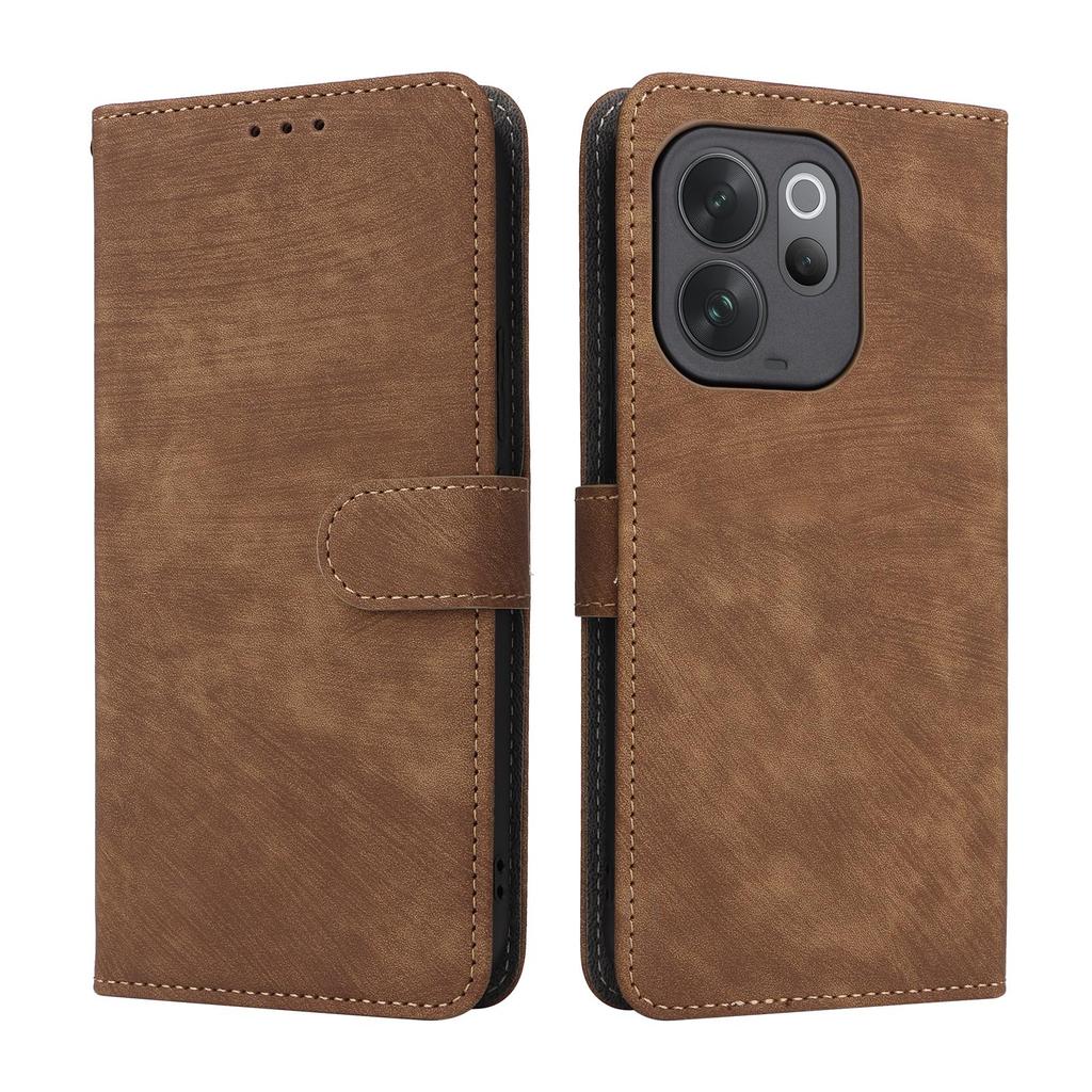 Flip Cover for Vivo V70 5G Leather Case [Flip Vintage Leather] Shockproof Durable Retro Phone Case