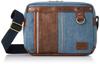 Lee Symbole Mini Shoulder Denim X Faux Blue Bag, Leather, 320-3264,