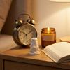 Meditation Owl Figurine 3D Printed Cute Reading Owl Statue Novelty Zen Yoga Animal Sculpture for Office Desktop Shelf Decor