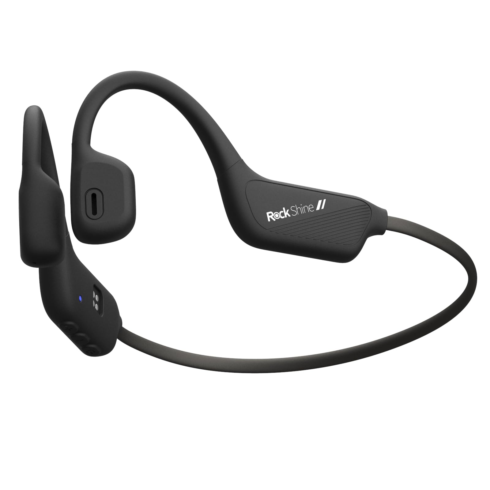 

Introducing the new ROCKSHINE R1 Bluetooth Air Conduction Sports Earphones with Perfect for those who like bone conduction allowing you to hear your чёрный