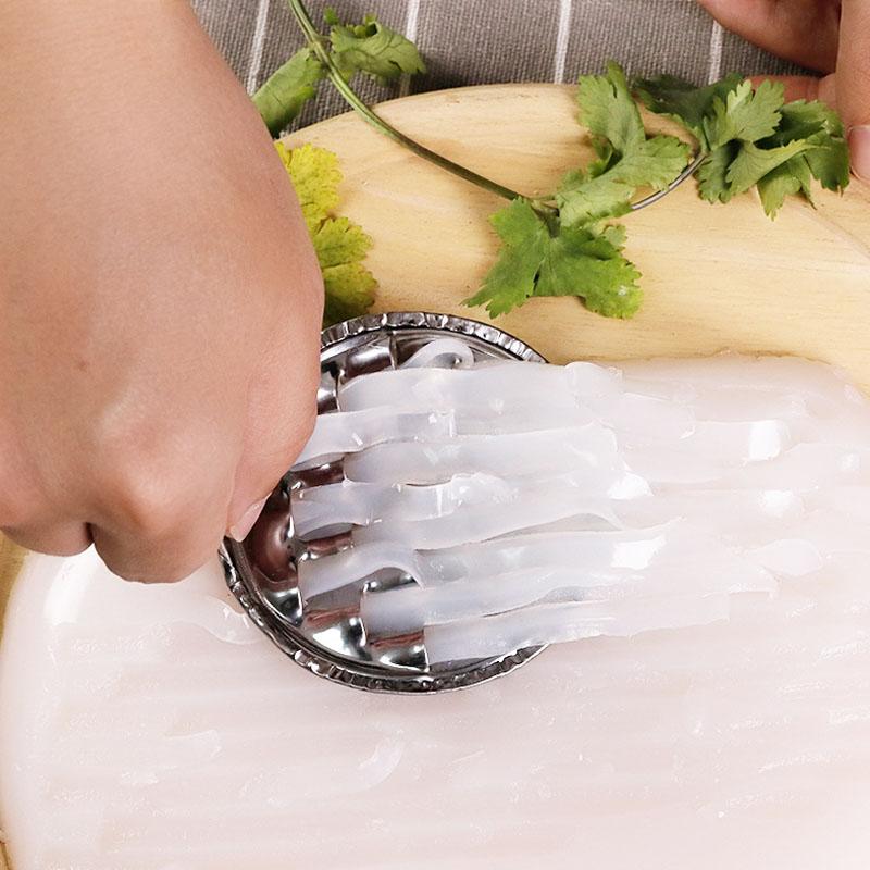 1 Stuks Handmatige Macroporeuze Bonen Jelly Schrapers Roestvrij Staal Voedsel Koude Noedel Schraper Gereedschap Keuken Gadget