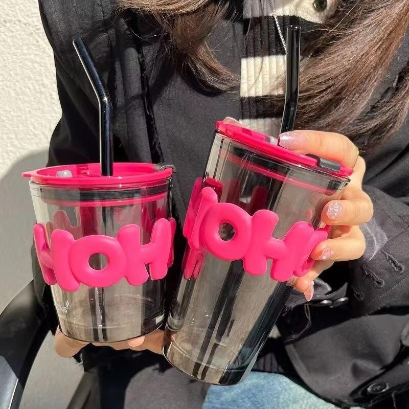 Koreanischer isolierter Glasbecher für Kaltbrühkaffee