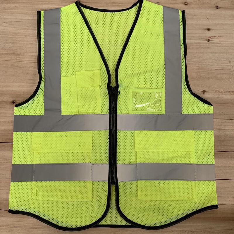 

High-Visibility Reflective Mesh Safety Vest
