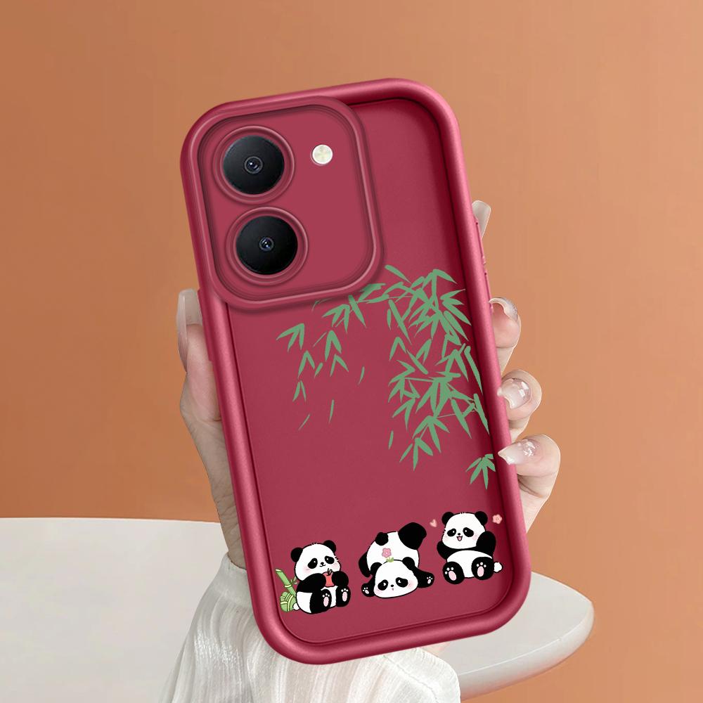 Soft Silicone Square Ladders Cartoon Pattern Full Cover Camera Protection Shockproof Case for iPhone Infinix Tecno Vivo