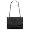 Niki V Quilted Leather Mini Handbag With Magnetic Closure Women Handbags Black 823951-0EN04-1000