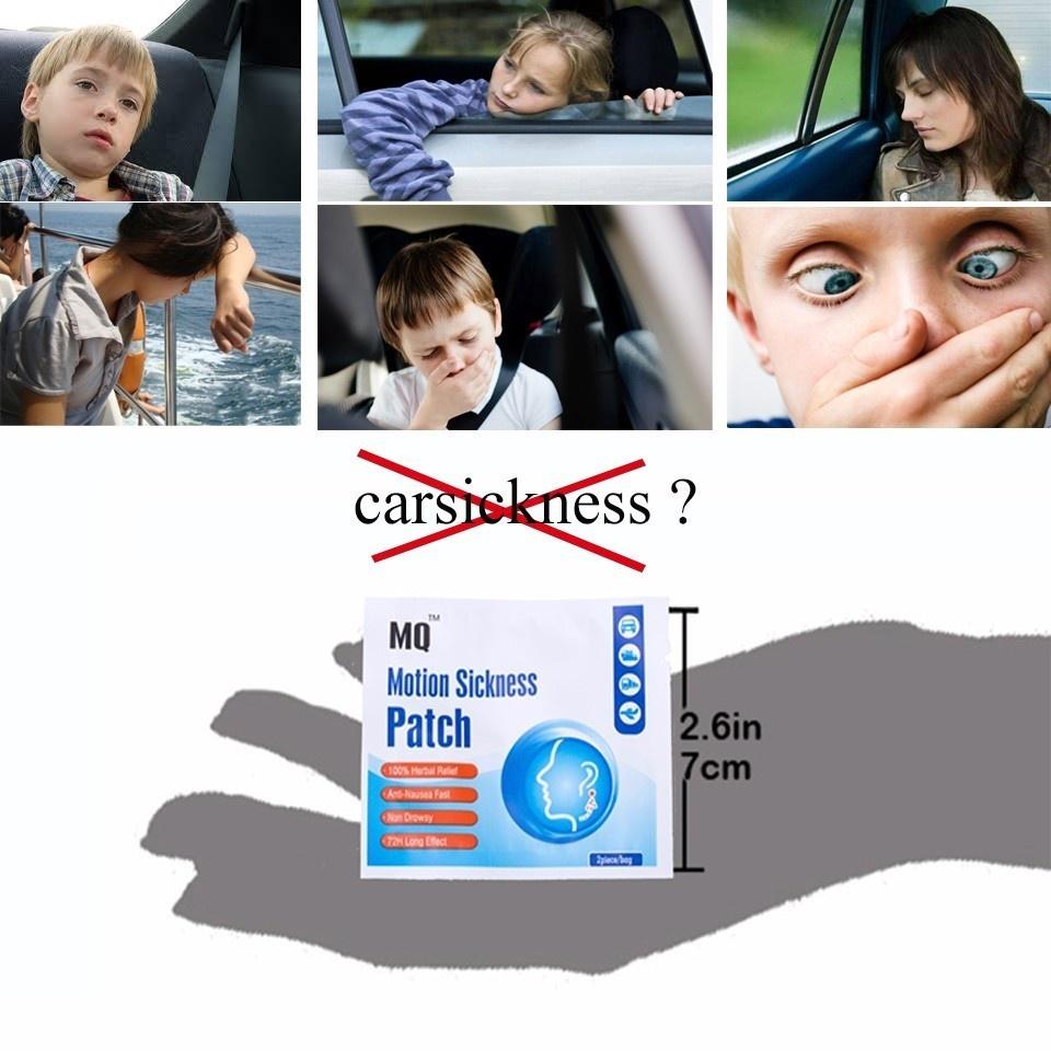 10 Pcs1Lot Carsickness Relief Patch Anti Car Motion Sickness Nausea Dizzy Prevent No Side Effect