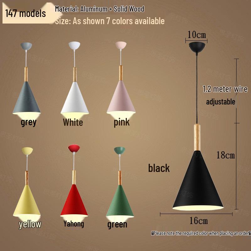 

Скандинавский минималистичный подвесной светильник макарон для ресторанов и отелей 7W LED warm light