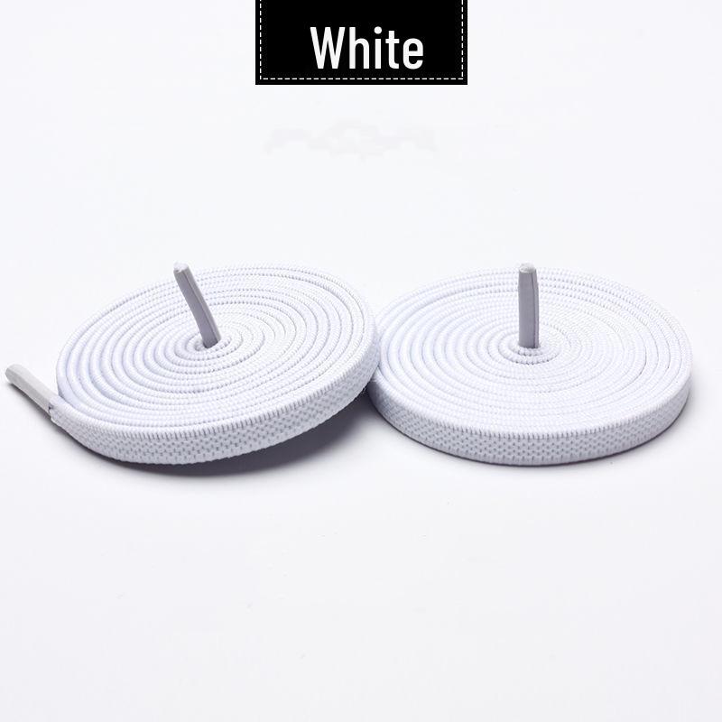 0.6cm Wide Elastic Flat Shoelaces for Sneakers and Canvas Shoes