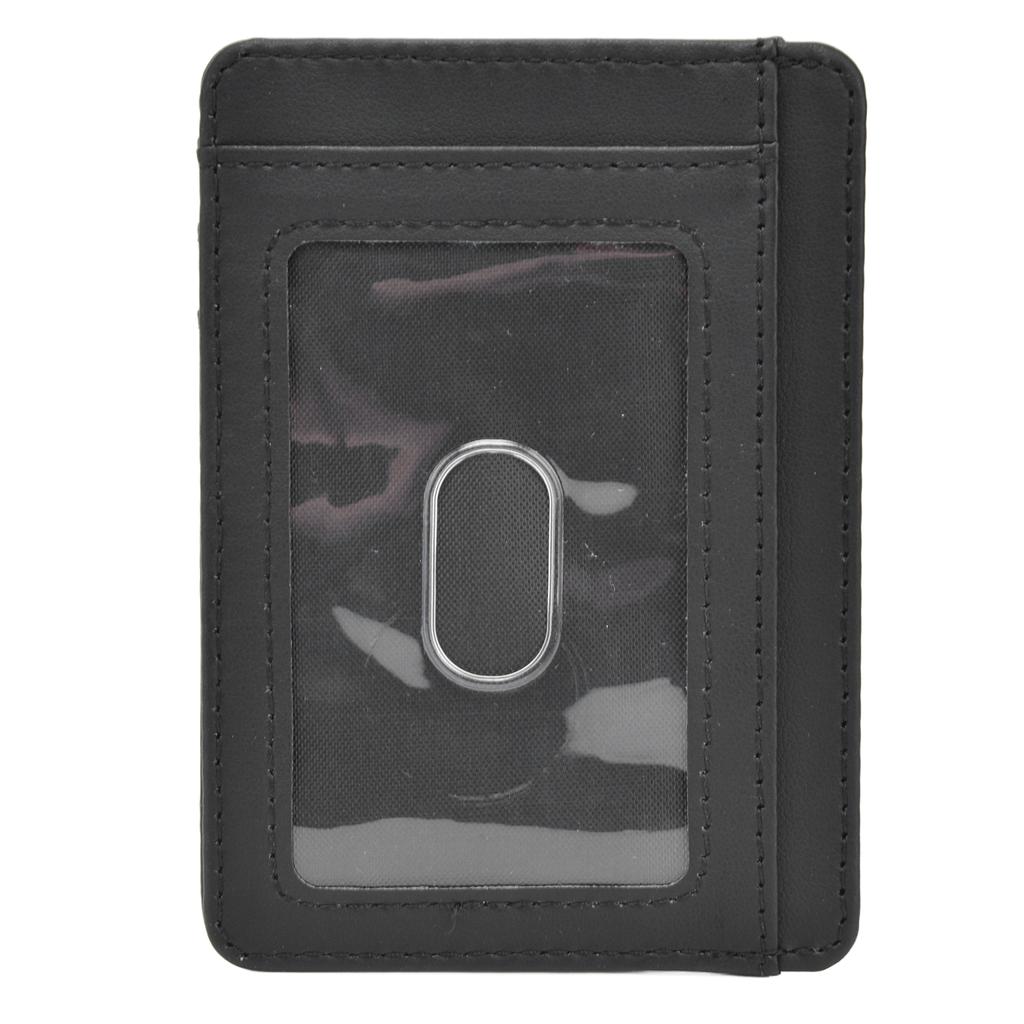 Kartenhalter Ultradünn Diebstahlschutz Minimalistische Kreditkartenhülle für IOS Locator Schwarz