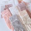 Full-finger Design Women Sun Protection Gloves Anti-skid Ice Silk Lace Gloves  Outdoor Activities