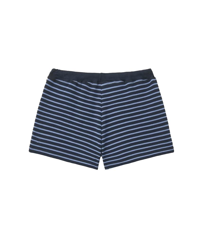 Lense Stripe Micro Shorts Navy