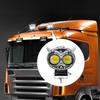 Motorcycle LED Fog Light IP67 Waterproof Motorcycle Fog Lights Owl Spotlight 6000LM Motorcycle Fog Lights High And Low Beam
