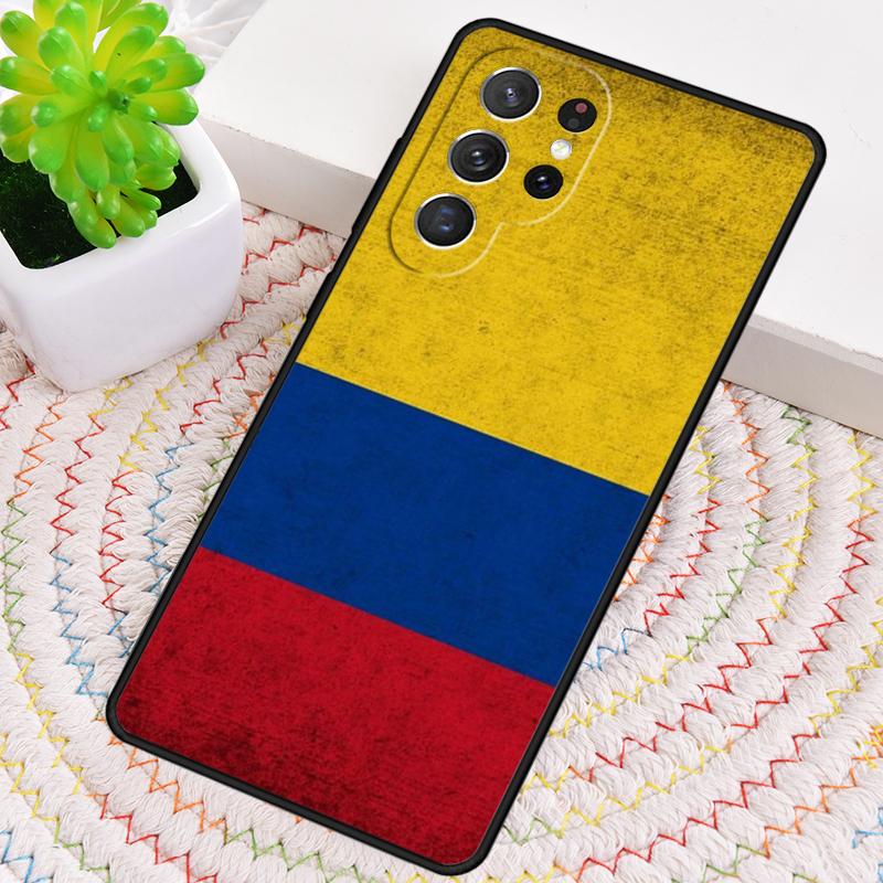 Colombia Flag Phone Case for Samsung Galaxy Note 10 Pro S26 Ultra S23 S24 FE S25 S21 S22 PLUS Shockproof Cove