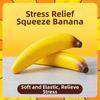 Soft Banana Squeeze Toy Realistic Fruit Shapes Decompression Pinch Toy  Birthday Gift