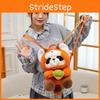 Red Panda Cuddle Plush Toy Wearing Hat Raccoon Children Birthday Gift Doll