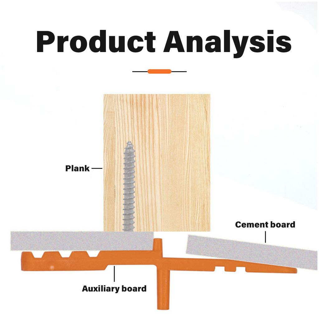 Ferramenta de Encaixe de Drywall Eficiente Ferramenta de Posicionamento de Teto Para Instalação de Drywall Construção em PVC Leve e Durável