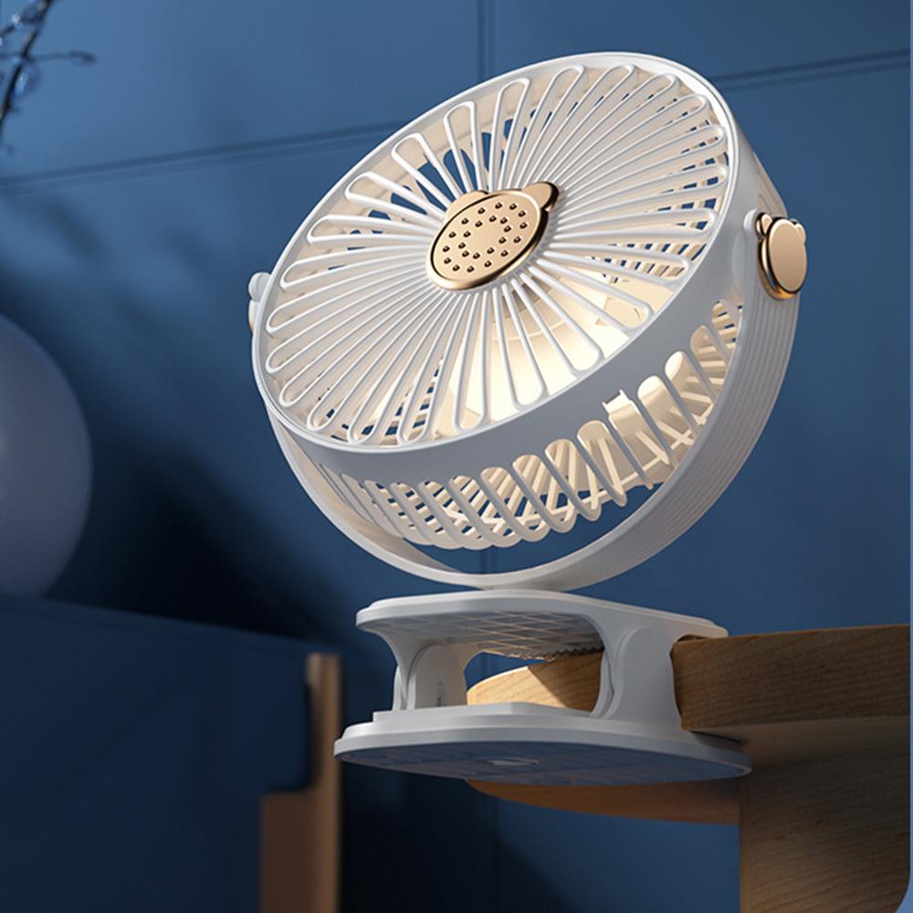 Rotation Desktop Hang Clip Fan Clip-On 3 In 1 Car Cooler Lightweight Ceiling Electric Fan  Outdoor