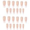 Gelégummipulver Hudfärg Fransk Nagelkonst Fransk Nagel Lösnagel Balettnagel Bärnagel Boxförpackning