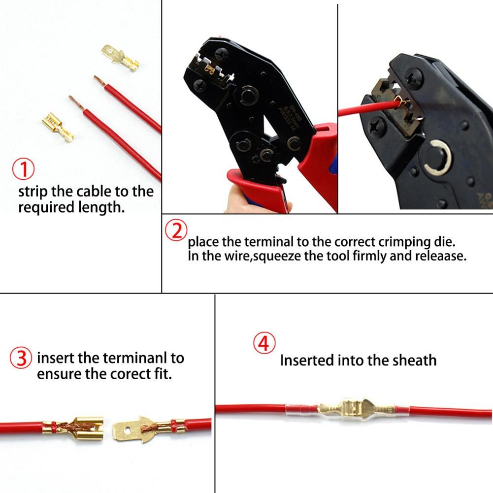 Messingmaterial Crimpanschlussverbinder Elektrischer Drahtverbinder