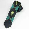 Krawatte Anime Jojo's Kira Yoshikage Cosplay Krawatte Killer Queen Totenkopf Hals Himmels Tür Cosplay Kostüm Requisiten für Erwachsene