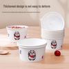 Thickened Disposable Panda Paper Bowls