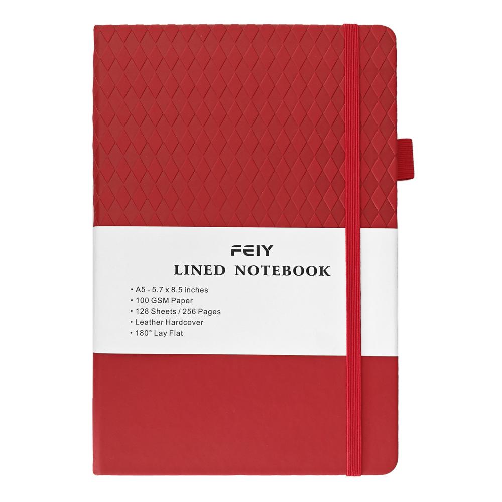 Custom Logo A5 Thick Office Notebook with Lined Pages A5 128 Pages