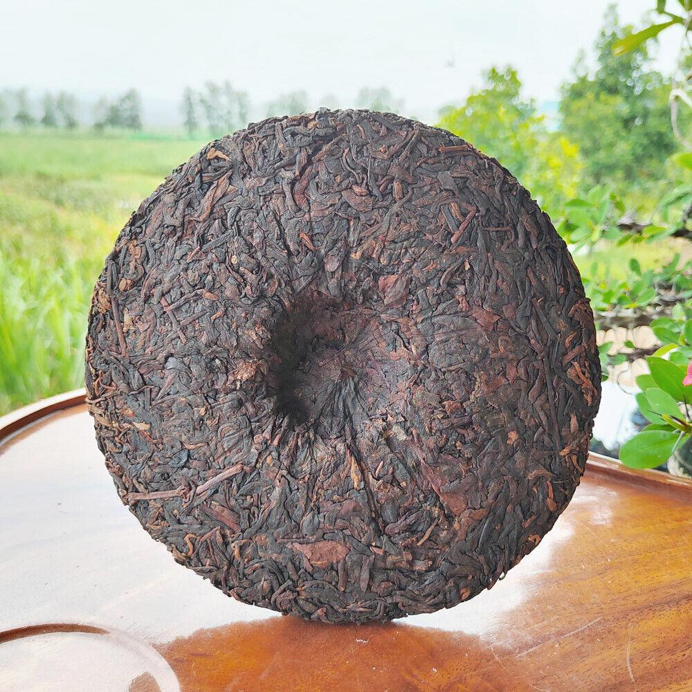 357g Yiwu Pu'er Zralý čaj Yunnan Seven Cakes Pu'er Tea HongJinYin Zralý Pu'er čaj